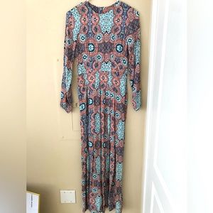 H&M long sleeve maxi dress